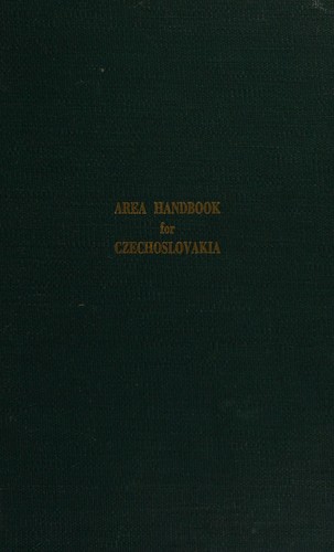 Cover for Area handbook for Czechoslovakia.