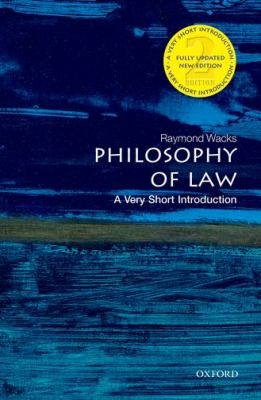 Cover for Philosophy Of Law A Very Short Introduction