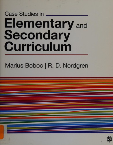 Cover for Case studies in elementary and secondary curriculum