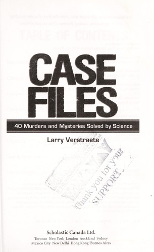 Cover for Case files