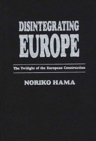 Cover for Disintegrating Europe