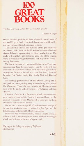 Cover for One Hundred Great Books