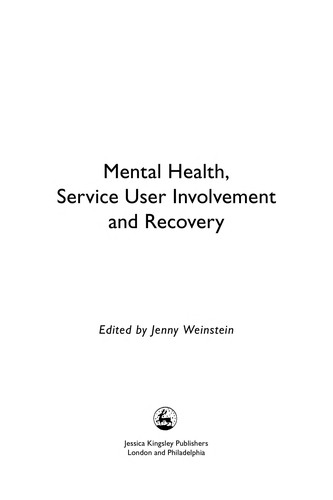 Cover for Service user involvement and recovery in mental health