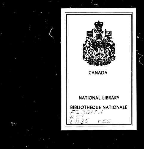 Cover for Où est Louis Riel, etc