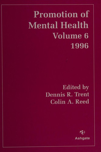 Cover for Promotion of mental health