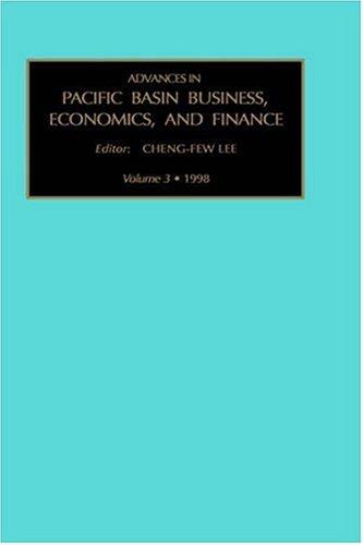 Cover for Advances in Pacific Basin Business, Economics and Finance, Volume 3 (Advances in Pacific Basin Business, Economics and Finance)