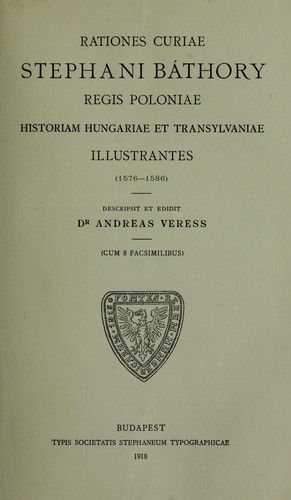 Cover for Fontes rerum hungaricarum