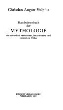 Cover for Handwörterbuch der Mythologie der deutschen, verwandten, benachbarten und nordischen Völker