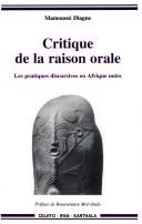 Cover for Critique de la raison orale