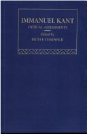 Cover for Kant criticism from his own to the present time