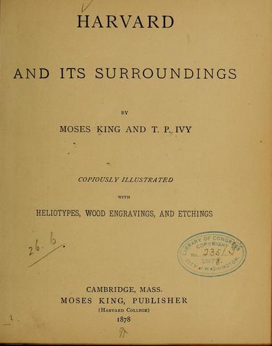 Cover for Harvard and its surroundings