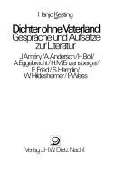 Cover for Dichter ohne Vaterland