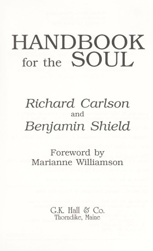 Cover for Handbook for the soul