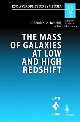 Cover for The Mass of Galaxies at Low and High Redshift