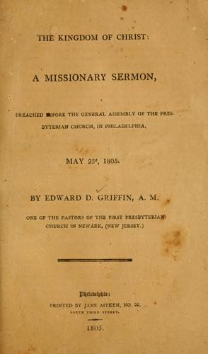 Cover for kingdom of Christ