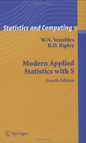 Cover for Modern Applied Statistics with S (Statistics and Computing)