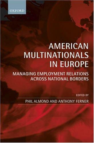 Cover for American Multinationals in Europe