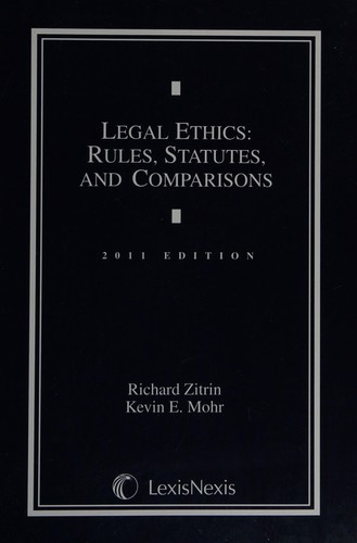 Cover for Legal ethics