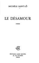 Cover for Le désamour