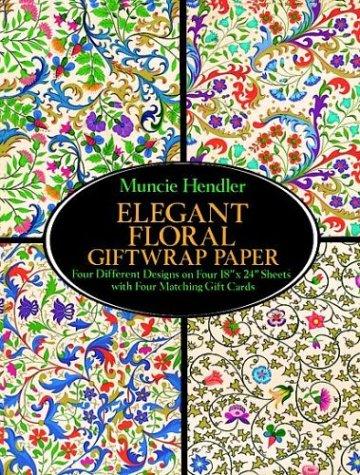 Cover for Elegant Floral Giftwrap Paper (Giftwrap--4 Sheets, 4 Designs)