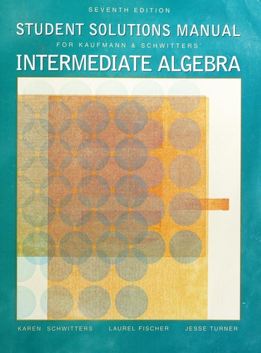 Cover for SSM Inter Alg 7e