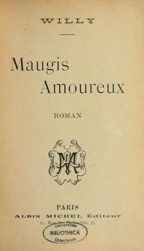 Cover for Maugis amoureux