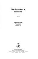 Cover for New directions in semantics