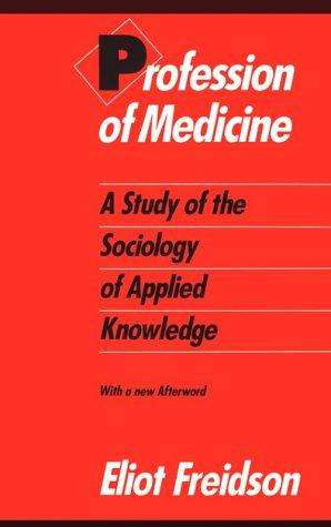 Cover for Profession of medicine