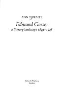 Cover for Edmund Gosse