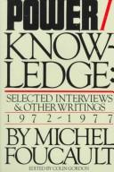 Cover for Power/knowledge