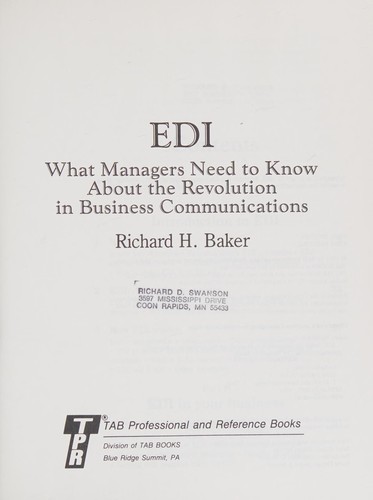 Cover for EDI
