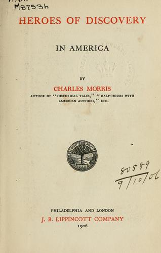 Cover for Heroes of discovery in America.