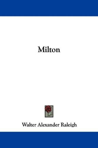Cover for Milton