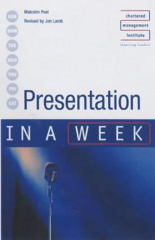 Cover for Presentation in a Week (In a Week)
