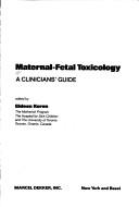 Cover for Maternal-fetal toxicology