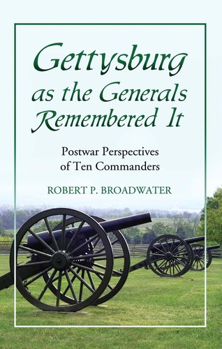 Cover for Gettysburg as the generals remembered it