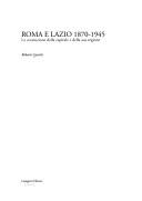 Cover for Roma e Lazio 1870-1945