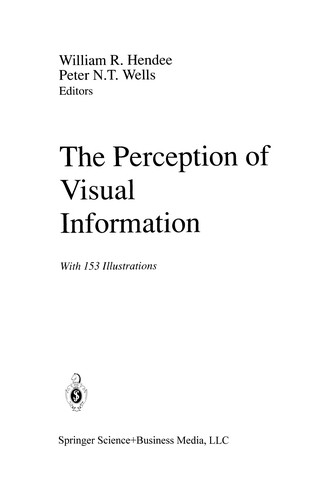 Cover for The perception of visual information