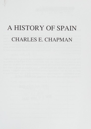 Cover for History of spain
