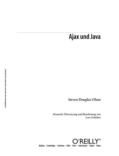 Cover for Ajax und Java