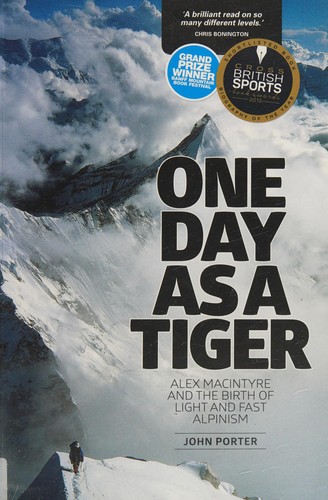 Cover for One Day As a Tiger