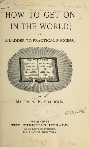 Cover for How to get on in the world