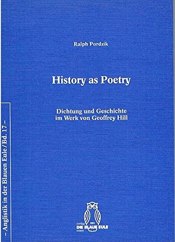 Cover for History as poetry