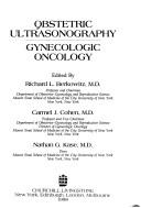 Cover for Obstetric ultrasonography, gynecologic oncology