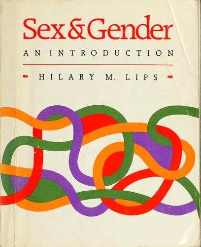 Cover for Sex & gender