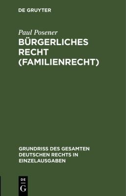 Cover for Bürgerliches Recht (Familienrecht)