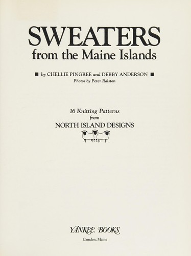 Cover for Sweaters from the Maine islands