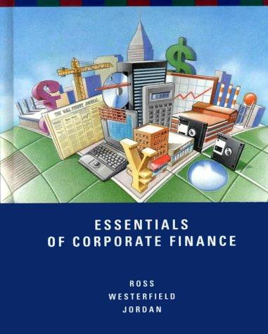 Cover for Essentials of corporate finance