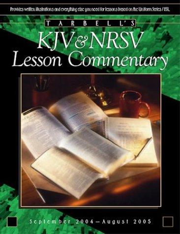 Cover for Tarbell's KJV & NRSV Lesson Commentary