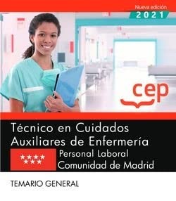 Cover for Técnico en Cuidados Auxiliares de Enfermería . Comunidad de Madrid. Temario general